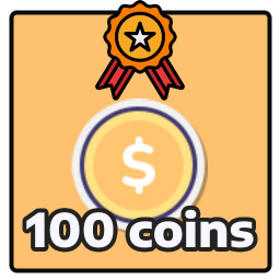 Icon for Get 100 coins