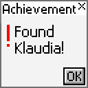 Icon for Found Klaudia!