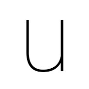 u