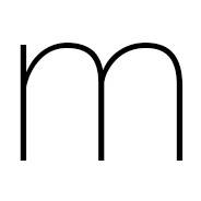 m