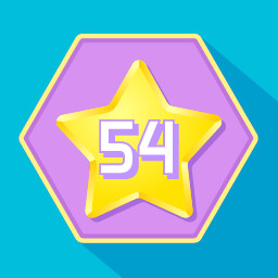 Get 54 stars (hexagon grid)