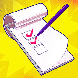 Muchas marcas de verificación