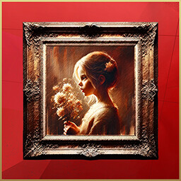 Icon for Girl with Flowers