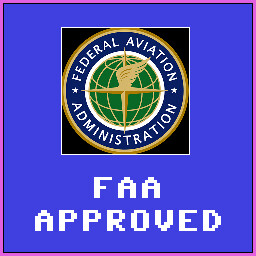 Icon for Approved by the FAA.