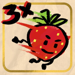 Triple dash achievement icon for Ultra Foodmess 2