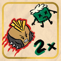 Dash n' Smash achievement icon for Ultra Foodmess 2