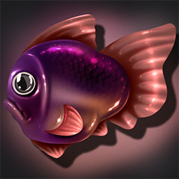 Beautiful Purple Fish