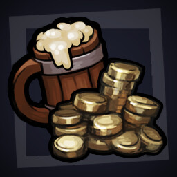 Earned 10,000g in the Tavern achievement icon for Monster Souls: Chains of Chimera