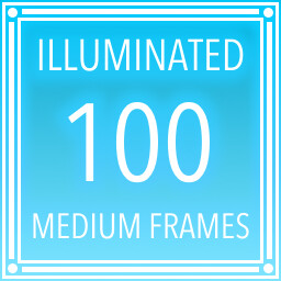 Illuminated 100 Medium Frames