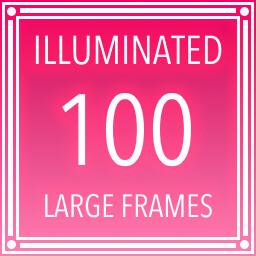 Illuminated 100 Large Frames