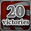 Icon for 20 Victories