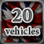 Icon for 20 Vehicles