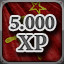 Icon for 5.000 XP