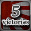 Icon for 5 Victories