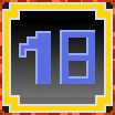 Icon for YOU COMPLETED THE 18. LEVEL
