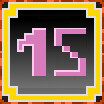 Icon for YOU COMPLETED THE 15. LEVEL