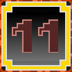 Icon for YOU COMPLETED THE 11. LEVEL