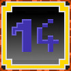 Icon for YOU COMPLETED THE 14. LEVEL