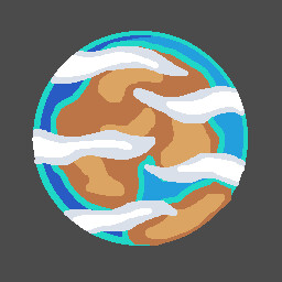 Warm planet