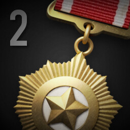 "Hero of the Republic"  for DPRK, second award achievement icon for Korea. IL-2 Series