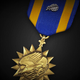 Air Medal (First Silver Oak Leaf Cluster) achievement icon for Korea. IL-2 Series