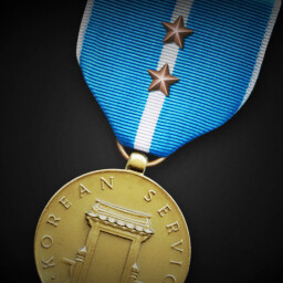 Korean Service Medal (Second Bronze Service Star) achievement icon for Korea. IL-2 Series