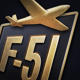 Master the F-51D Mustang achievement icon for Korea. IL-2 Series