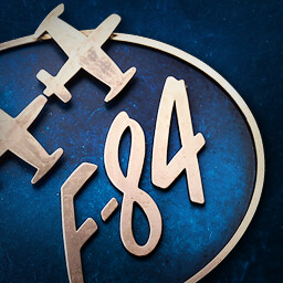 Master the F-84E Thunderjet achievement icon for Korea. IL-2 Series