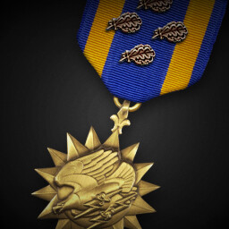 Air Medal (Fourth Oak Leaf Cluster) achievement icon for Korea. IL-2 Series