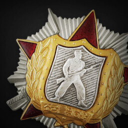 The North Korean Order Of Soldiers Honour 2nd Class achievement icon for Korea. IL-2 Series