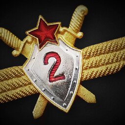 Military Pilot 2nd Class achievement icon for Korea. IL-2 Series