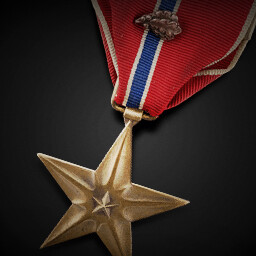Bronze Star Medal (First Oak Leaf Cluster) achievement icon for Korea. IL-2 Series