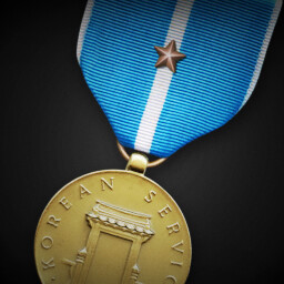 Korean Service Medal (First Bronze Service Star) achievement icon for Korea. IL-2 Series