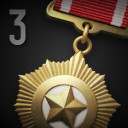 "Hero of the Republic"  for DPRK, third award achievement icon for Korea. IL-2 Series