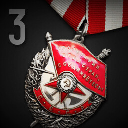 Order of the Red Banner, third award achievement icon for Korea. IL-2 Series
