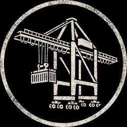 Erste Containerbrücke