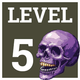 Icon for Reached Level Five