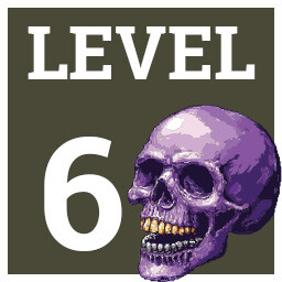 Icon for Reached Level Six