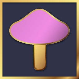 Pink mushroom
