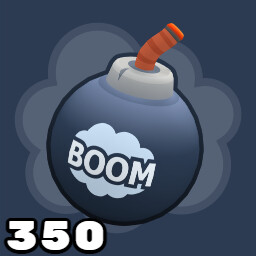 Explode 350 bombs