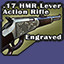 .17 HMR Lever Action Rifle (Engraved)