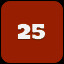 Icon for Passed 25 levels!