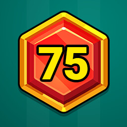 Icon for Beat ending 1,2 or 3 at level 75
