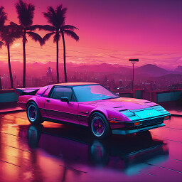 Icon for Synthwave Car 14