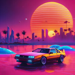 Icon for Synthwave Car 28