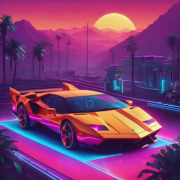 Icon for Synthwave Car 25