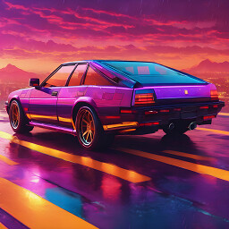 Icon for Synthwave Car 82