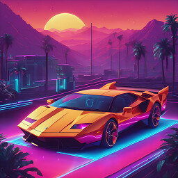 Icon for Synthwave Car 68