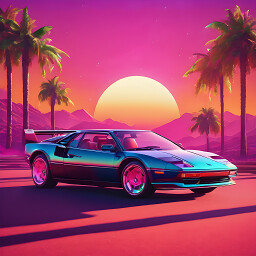 Icon for Synthwave Car 23