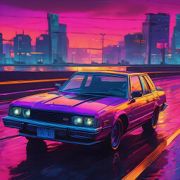Icon for Synthwave Car 16
